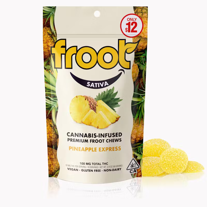 Froot | Pineapple Express Gummies | Sativa | 100mg