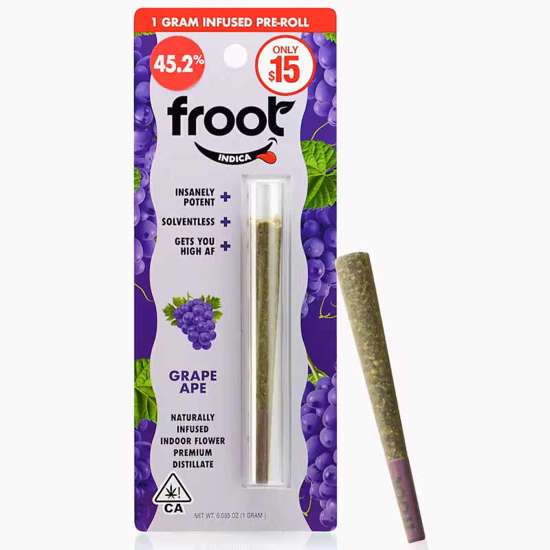 Froot | Grape Ape Infused | 1g | Pre-roll