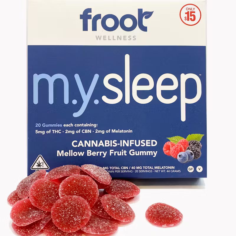 Froot | M.Y. SLEEP Gummies | 100mg THC | 40mg CBN 