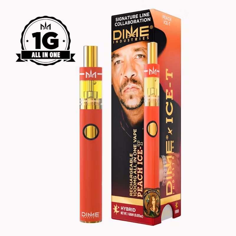 DIME x Ice-T Collaboration | Peach Ice-T | Hybrid | 1g | All in One Device 