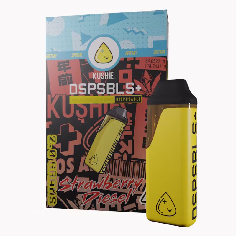 Kushie DSPSBLS+ | Strawberry Diesel | Sativa | 2g | Pocket Live Resin Diamonds All In One