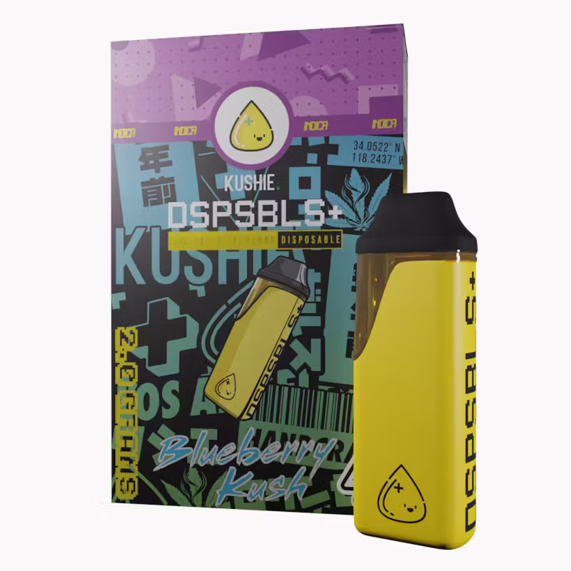 Kushie DSPSBLS+ | Blueberry Kush | Indica | 2g | Pocket Live Resin Diamonds All In One