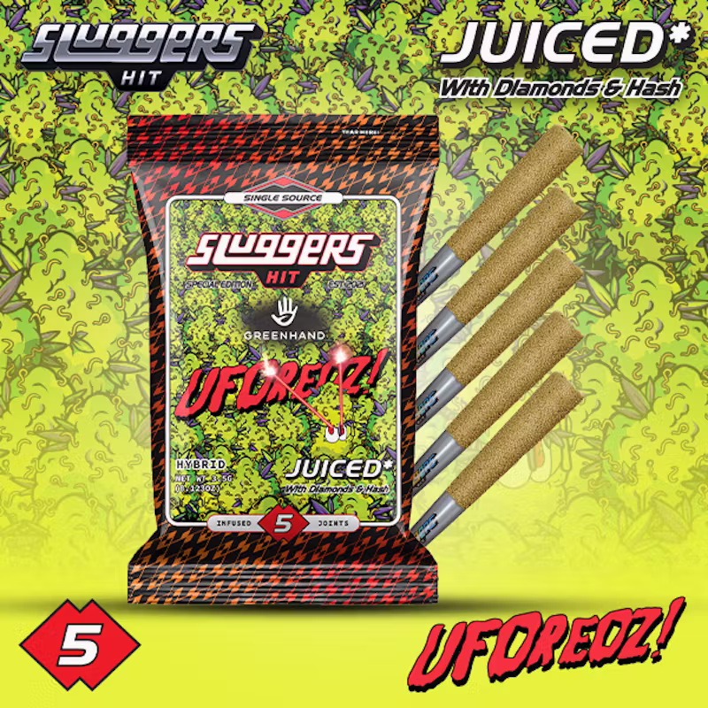 Sluggers | Infused Prerolls | UFOreoz | 3.5g | 5pk 