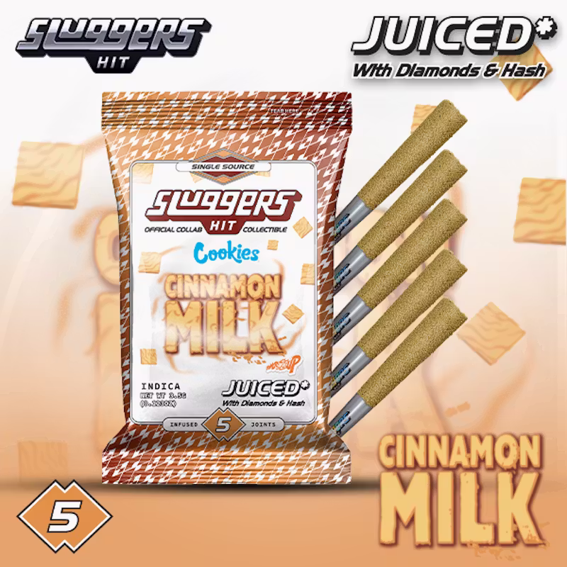 Sluggers | Infused Preroll | Cinnamon Milk | 3.5g | 5pk 