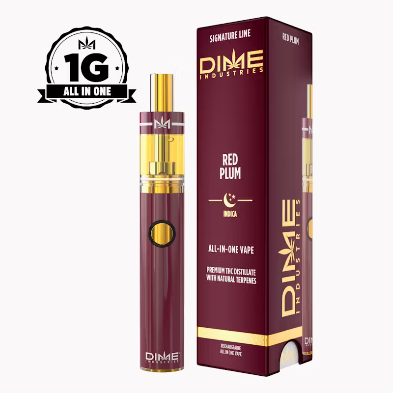 DIME | Red Plum | Indica | 1g | All in Once Device