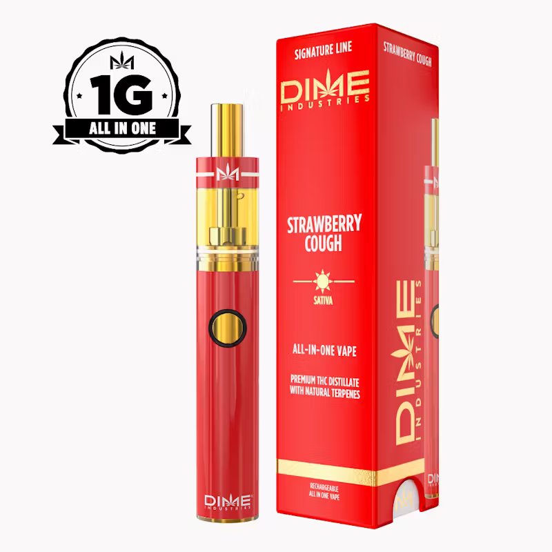 DIME | Strawberry Cough | Sativa | 1g | All in One Device